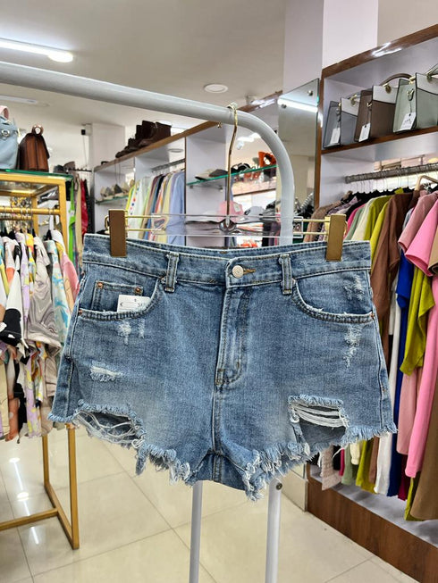 Denim Shorts Ripped Jeans